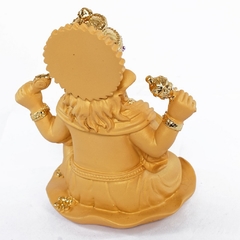 Ganesha Dourado de Resina na internet