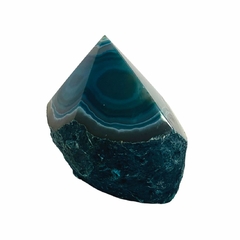 Ponta de Ágata Azul Polida Semi Preciosa - Loja Online Varejo de Produtos Esotéricos - Mandala Esotérica