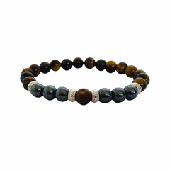 Pulseira Masculina de Pedras Naturais - comprar online