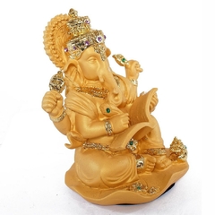 Ganesha Dourado de Resina - comprar online