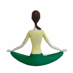 Estatueta Yoga Meditando - loja online