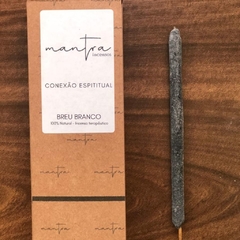 Incenso Mantra Breu Branco - 100% natural e artesanal - comprar online