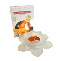 Vela T'Light Aroma Canela com Laranja - 6 unidades - comprar online