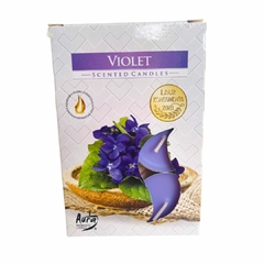 Vela Aromatizada T'light - Violeta - 6 unidades - comprar online