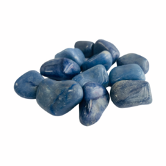 Quartzo Azul Pedra Rolada Extra 200g na internet