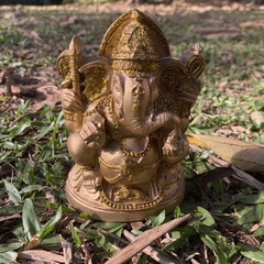 Estatueta - Ganesha no Trono - loja online