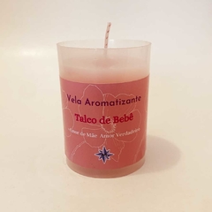 Vela Aromatizante Talco De Bebê