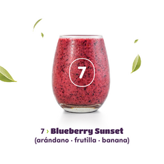 Smooothies 7 - Blueberry Sunset - 3 Porciones