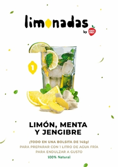 Limonada 1 - Jugo de Limón, Menta y Jengibre (15 Unidades)