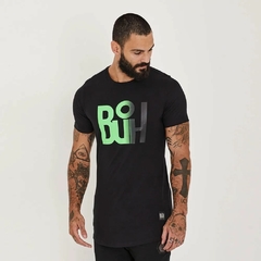 Camiseta Buh Calor Grafite Slim Barra Arredondada - comprar online
