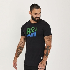 Camiseta Buh Paete Reversível Preta Slim Barra Arredondada - comprar online