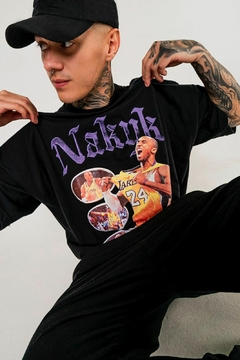 Camiseta Oversized Lakers Preta - comprar online