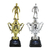 Trofeo de Fútbol Dorado o Plateado con figura 34cm - comprar online