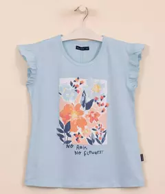 REMERA JR FLOWERS (V25J2903) - comprar online