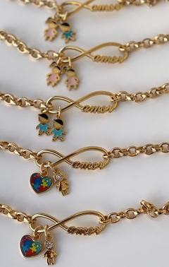 Pulseira Amor infinito Filhos - Leia a Descrição - comprar online