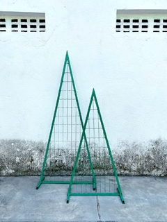 Dupla de Triângulos Gradeados - Verde - D'COR 