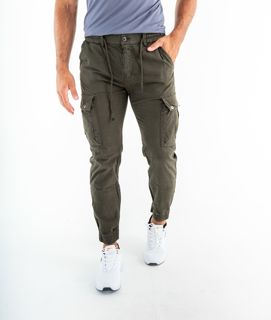 PANTALON CARGO GABARDINA I RUN TALLES ESPECIALES