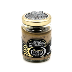 Giuliano Tartufi - Crema Funghi Porcini y Tartufo Bianco x 80 grs. PTB 80