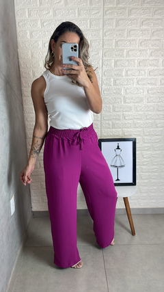 Calça Pantalona de Crepe - loja online