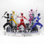 Figuras Set completo Power Rangers Iron Studios (5 piezas)