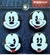 Pin MICKEY x 4