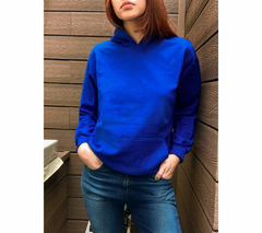 Buzo hoodie azul francia en internet