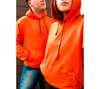 Buzo hoodie naranja