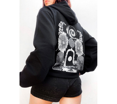 Buzo hoodie Portal Black & White