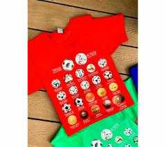 Remera pelotas de los mundiales - comprar online