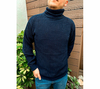 Sweater de lana azul marino