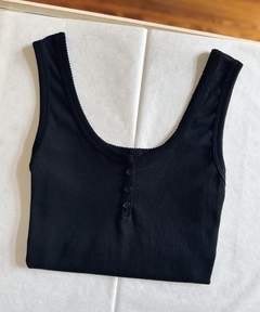 Musculosa Meri Negro - comprar online