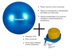 Pelota Esferodinamia 75cm + Inflador