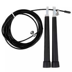 Soga De Salto Speed Rope C/ Ruleman Dual Aluminio Fitness