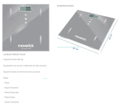 Balanza Electrónica Con Medidor De Grasa Corporal 180kilos