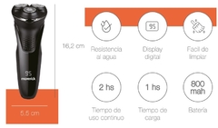 Afeitadora Eléctrica Batería Recargable Rasuradora Cuchillas