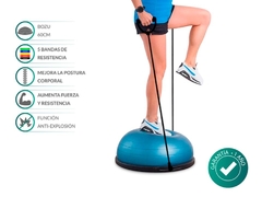 Bosu Media Esfera Gym Mas Bandas Isometricas Rehabilitación - comprar online