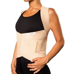 Espaldera Postural Alta Ballenada Con Faja Unisex - comprar online