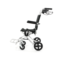 Silla De Ruedas Aluminio Ambulancia Plegable Asiento 30cm - comprar online