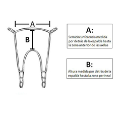 Arnés Mediano Para Grúa Levanta Paciente Reforzado 150 Kilos en internet