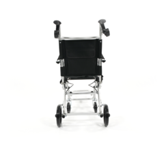 Silla De Ruedas Aluminio Ambulancia Plegable Asiento 30cm - Ortopedia Libertad Srl