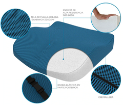 Almohadón 2 En 1 Apoyo Ergonómico Alineación Postural