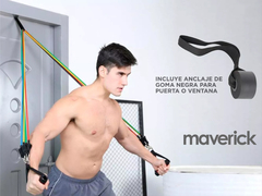 Set Kit De 5 Bandas Elásticas De Entrenamiento Gym Fitness - tienda online