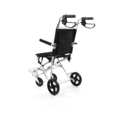 Silla De Ruedas Aluminio Ambulancia Plegable Asiento 30cm - tienda online