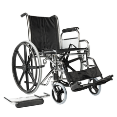 Silla De Ruedas Macizas 60/20 Plegable Desmontable Black. Asiento 41cm - comprar online