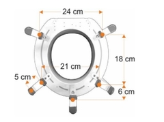 Asiento Elevainodoro Plastico Regulable Con Soporte Aluminio - comprar online