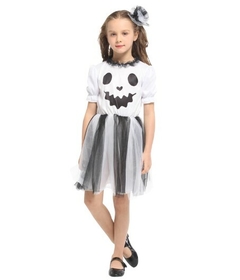 Fantasminha Menina Halloween Fantasia Infantil