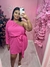 VESTIDO DUDA - ROSA CHICLETE - Plus da Fê | Moda Plus Size 