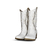 Bota Texana Tachas Cano Curto Branco - Jessica Leal