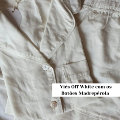 Sleep Masculino Personalizado Off White - Beige Homewear