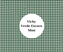 Sleep Feminino Personalizado Vichy Verde Mini